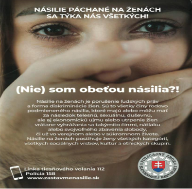 Násilie páchané na ženách sa týka nás všetkých 